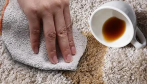 شستشوی لکه چای فرش